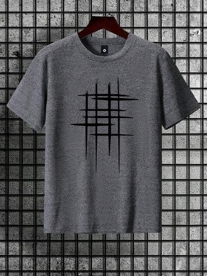 Herren Kurzarm Rundhals T-Shirt, Regular Passform mit Grafikdruck, Basic Lässig Sport Outdoor Tee. Geeignet als Geschenk für Ehemann, Freund