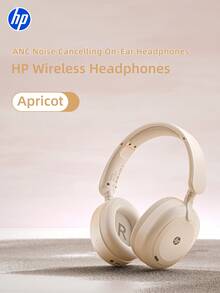 HP Wireless Headset On-Ear Headphones, ANC Noise Reduction, Call Sports Headphones, Heavy Bass, No Audio Cable Required, 500mAH Battery Capacity, Female Student Fashion Item