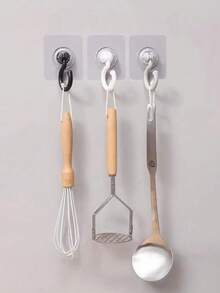 1pc 360° Rotating Self-Adhesive Ceiling Hook - Heavy Duty Capacity, No Drilling Installation, Multi-Purpose Wall Mounted Hook For Wind Chimes, Hanging Plants, Lighting, Home Decor, Tent Net, Mosquito Net And Home Organization