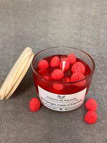 Strawberry Candle, Scented Candle, Aromatic Candle, Home Decor, Kazinha Scents, Home And Decor - Bánh dâu tây - Xem 2