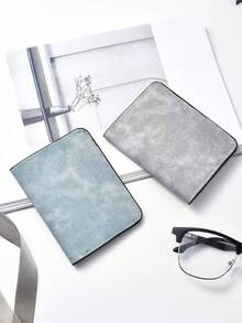 1/2 Peças Carteira de Couro Vertical Ultrafina Masculina, Bolsa de Cartão Minimalista de Dobra Dupla, Textura Semelhante a Camurça, Design de Múltiplos Compartimentos de Cartão, Usado para Armazenamento de Cartão Bancário e de Identificação, Bolsa de Armazenamento de Moedas de Dobra Vertical, Carteira de Cartão, Bolsa de Cartão de Crédito Masculina, Mini Carteira, Capa de Couro Multifuncional Ultrafina para Carteira de Motorista, Capa de Cartão de Identificação com Múltiplos Compartimentos