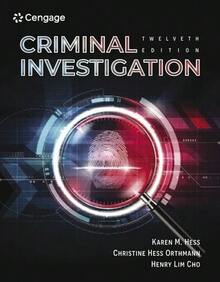 Criminal Investigation (Paperback) By Kären Hess, Christine Hess Orthmann, Henry Cho - 單本 - 查看 1