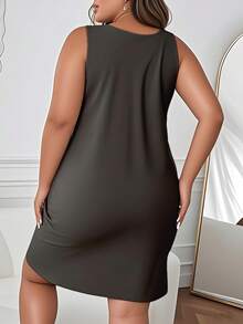 Women's Plus Size Nightgown Christmas  Camisole Nightdress Casual Summer Vacation Clothing Gifts For Women Sleeveless Pajamas For Women Set