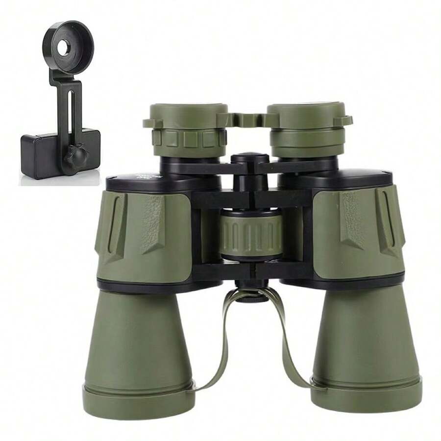 HD Binoculars Telescope Low Light Level Night Vision HD Field Of View, Waterproof And Non-Slip Rubber Suitable For Bird Watching, Travel, Stargazing, Concerts, Camping, Outdoor Tourism - 綠色 - 查看 1