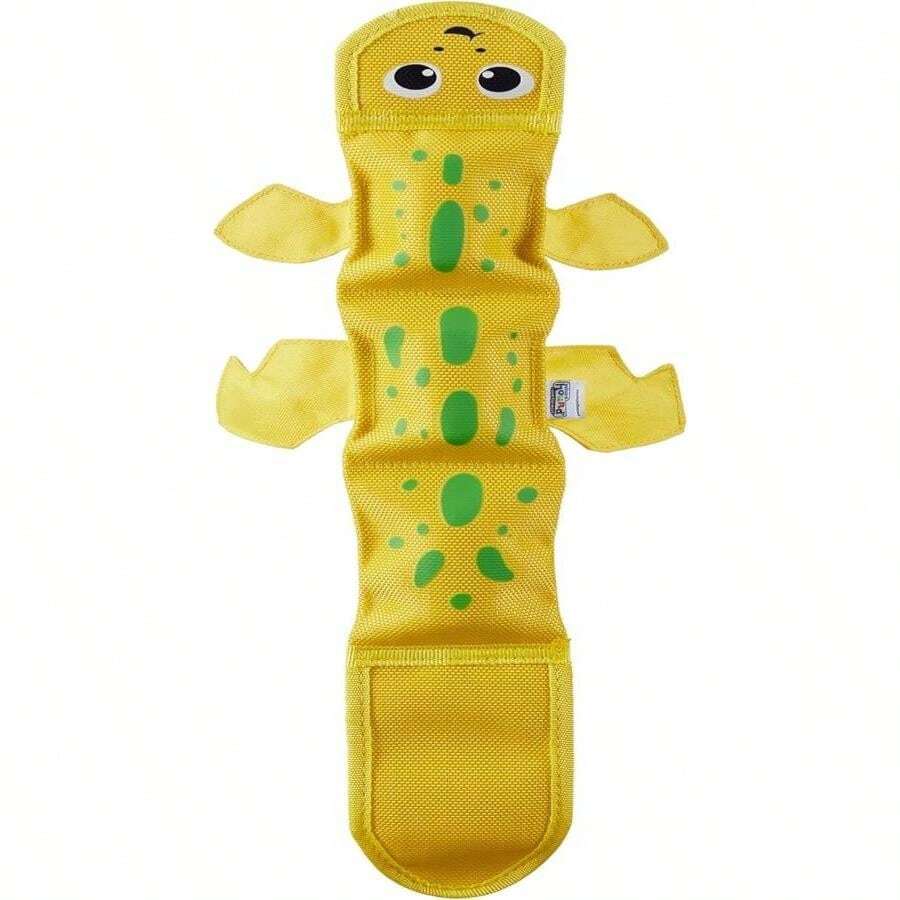 Outward Hound Fire Biterz Turtle Plush Firehose Material Interactive Dog Toy, Medium - MàuH - Xem 1