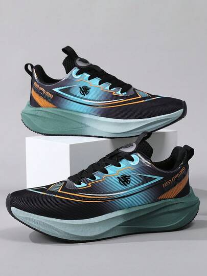 Men's Outdoor Carbon Board Sports Shoes, Lightweight Shoes, Couples Shoes, Suitable For Racing, Jogging, Training, Marathon, Speed Running Shoes; Women's Sports Shoes, Track And Field Competition Shoes, Women's Road Running Shoes, Mesh Breathable Shoes, With Wear-Resistant, Shock-Absorbing, Anti-Slip Soles.