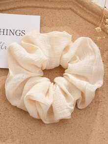 7/1pc Retro Minimalist Fashion Elegant Solid Color Elastic Hair Tie, Versatile Scrunchie For Women ,Ponytail Holders ,Hair Elastics ,Hair Rubber Bands ,Scrunchies ,Hair Rope