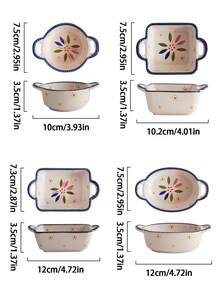 1 pièce Plat à trempette en céramique avec fleur jaune de Noël, assiette à collation et dessert en forme de feuille colorée. Convient pour la décoration de la table de Noël, les fêtes de vacances, les desserts, la crème glacée et les puddings. Cadeau.