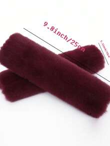 2 pièces Housses de ceinture de de voiture, Épaulettes de ceinture de en peluche douce, Housses de protection universelles pour ceinture de