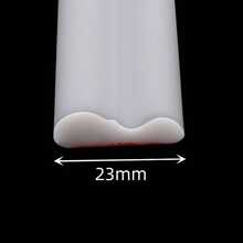 白色柔性即剥即贴墙面装饰 - 自粘防水 PVC 线条，适用于门、瓷砖、橱柜、镜子和 DIY 家居装饰项目、橱柜细节 | 装饰边缘 | 自粘条 - 彩色 - 查看 5