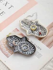 1pc Artistic Shell Jewelry Tray, Elegant Drative Half-Round Key And Jewelry Holder For Entryway Or Vanity, Stylish Home Dr, Perfect Thoughtful Gift For Mother Or Friend - Ideal For Weddings, Christmas, Thanksgiving, New Year, And Valentine's Day Celebrations, Enhance Your Space With This Unique Jewelry Organizer, And Functional Accessory For Every Occasion, Perfect For Sun Travel Enthusiasts And Fashion Lovers Alike.