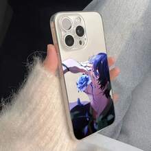 Funda de teléfono transparente de anime genial Blue Lock X Yoichi Isagi para iPhone 16 15 14 13 12 11 Pro Max XR Plus - Z10 - Ver 9