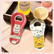Refrigerator Magnet Bottle Opener, Bottle Opener, Creative Cute Bottle Opening Tool For Home Use, Christmas Party Supplies, Family Dinner