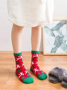 Women's Christmas Warm Soft Floor Socks, Autumn Socks - Christmas - View 7