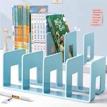 1/2/4 Bookshelves, Desktop Storage Shelves, 4-Compartment Storage Boxes, Bookshelves With Thick Dividers, Stationery Organizers, Kitchen Racks, Label Stickers, Suitable For Students, Offices, Desks, Kitchens, Bathrooms, Cosmetics