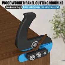 Double Edge Trimmer Portable Edge Wood Head Tail Cut For Carpenters Remove Burrs Rough Edges Woodworking Hand Tools - 藍色 - 查看 4