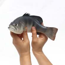 4pcs Artificial Simulation Fish Model, Marine Animal Realistic Fish Replica Including Bass, Spotted Fish, Tuna, Small Sea Fish, Carp, Lifelike Fake Fish For Aquarium Decoration