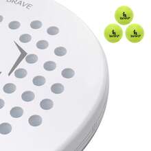 2025款IANONI网球拍，碳纤维软EVA拍面，附赠球拍包，适合感恩节、圣诞节、万圣节和新年庆祝活动。 - 彩色 - 查看 6