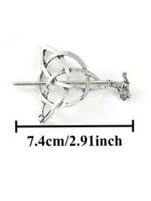 复古凯尔特结胸针，男女皆宜的冬季围巾、披肩和毛衣时尚配饰，服装和手工艺品的艺术装饰 - 彩色 - 查看 5