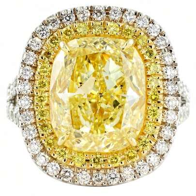 Anillo de cobre chapado en oro de 18K, incrustado con circonita cúbica sintética ovalada de color champán brillante - Perfecto para boda, compromiso, aniversario, San Valentín, Navidad, estilo de lujo, accesorio de fiesta