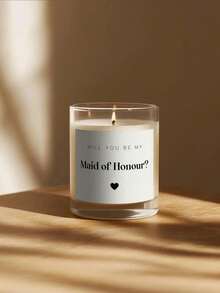 1/3pcs Customized Candle Labels, "Will You Be My Bridesmaid?", Personalized Bridesmaid Gift Box Stickers, Holiday Decor Blank Candles, Home Decor Cup Wax Labels, 9*9/14*14cm, Bridesmaid, Flower Girl, Bride, Candle Stickers, Multi-Functional, Durable, Decorative, Reusable, Exquisite, Fashionable, High Quality, Colorful, Modern, Customized, Personalized, Unique, Ideal Gift For Him, Ideal Gift For Her, Home Decor - Multicolor - View 5