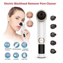 Elektrischer Gesichts-Dampfer & Porenreiniger - Elektrischer Mitesserentferner mit Warmkompresse, sanfter Saugkraft für gründliche Reinigung 500mAh