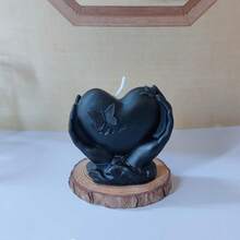 1pc Heart-Shaped Aromatherapy Candle, Home Decor Ornament