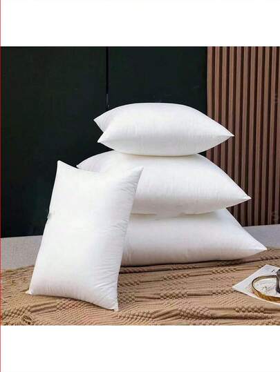 12" X 20" Throw Pillow Insert (White) - Bed And Couch Decorative Pillows, Long Pillow Core, Pillow Insert For Bed, Sleep Pillow, Living Room Cushion