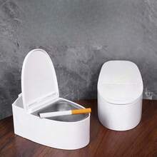 Cenicero de baño montado en la pared, cenicero personalizado para el hogar para la sala de estar o el baño con tapa, bandeja para fumar de alta calidad