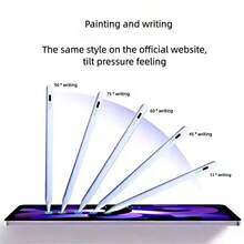 Universal 120mAh Rechargeable Touch Pen Stylus For Tablets, IPad, Apple Pencil, Galaxy, Redmi And Other Smartphones - White - View 5