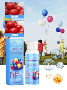 1 pièce/Jue-Fish Aérosol Ballon Brillant Spray, Anti-Oxydation et Maintien de la Brillance de la Surface du Ballon Fournitures de Décoration de Scène Noël, Cadeaux de Fête d'Halloween