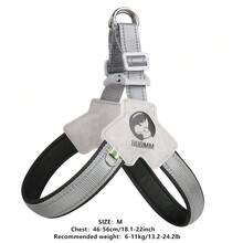 Reflective Dog Harness For Small Medium Dogs, Adjustable No-Pull Pet Vest Harness With Comfort Padded, Easy-To-Wear Design, Ideal For French Bulldogs And Daily Walking