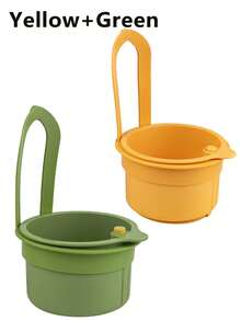 1/2pcs Household Hanging Drain Basket, Kitchen Sink Residue, Anti Clogging, Anti Odor, Anti Insect Universal Filter Screen, Drain Water Without Dirtying Hands