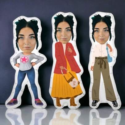 1 Gối mặt tùy chỉnh, Gối mặt cá nhân hóa, Gối 3D cá nhân hóa, Gối đầu tùy chỉnh, Gối hình ảnh tùy chỉnh Có thể giặt, Nhẹ, Thoáng khí, Bền, Vui nhộn, Dễ thương, Tình yêu, Mềm mại, Thoải mái Tùy chỉnh, Độc đáo, Cá nhân hóa Quà tặng lý tưởng cho anh ấy, Quà tặng lý tưởng cho cô ấy, Quà tặng lý tưởng cho bạn trai, Quà tặng lý tưởng cho bạn gái