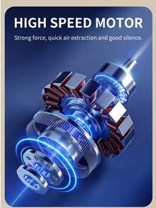 可充电自动真空封口机 - 迷你家用食品保鲜密封机电池容量 2000mAh - 黑色 - 查看 9