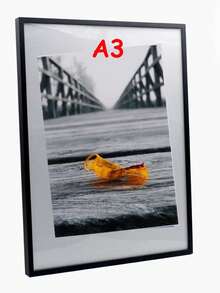 Modern tunn fotoram i aluminium 30x40cm A4 40x60cm, ramlös metallram med smal kant, tunn, rostbeständig metallram för affischer, canvas och certifikat, modernt hem, bröllopsfotodisplay, väggkonst i studio, företagsprisram, kontorsgalleridekor (guld/silver/roséguld/svart) - Multifärgad - Visa 11