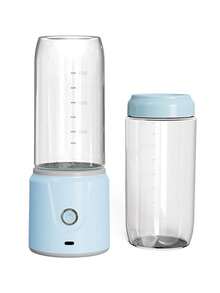 PANDA Z1 Portable Juicer 10 Blade Steel Knife Blender Household Fruit Mini Juicer Cup 420ML Capacity Smoothie Mixer Machine USB Rechargeable Juice Extractor Kitchen Tool