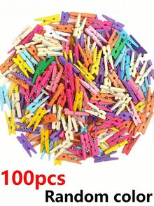 Pinzas de ropa mini resistentes para fotos, pinzas de ropa de madera natural con cuerda de yute, clips pequeños para manualidades, juegos de baby shower, colgar fotos decorativas, cócteles, bodas