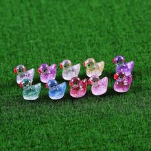 50 st mini glitterankor färgglada små hartsankor, kan döljas plastdjurfigurer, för lekhus miniatyr lekhus landskap akvariumdekoration (slumpmässig färg) - Multifärgad - Visa 14