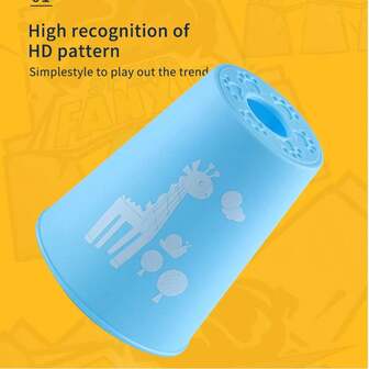 12 件专业速叠杯套装（含猫爪杯）- 适合幼儿园和小学生的益智玩具，适用于叠杯比赛