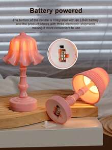 Đèn ngủ LED nhỏ cổ điển, phòng ngủ, đầu giường, ký túc xá, đèn trang trí tối giản mới lạ sáng tạo, đèn bàn nhỏ, đèn ngủ mini trang trí để bàn, đèn trang trí không gian mini hình hoa linh lan - Nhiều màu - Xem 9