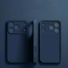 VRNOEI New Lens Protector Phone Case Compatible With IPhone 16 15 11 14 13 12 17 Pro Max Cases Compatible With IPhone 17 Air 16 14 15 Plus Case Shockproof Back Cover - Dark Blue - View 15