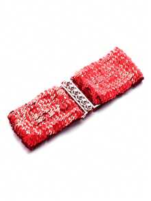 12件-9件-5件-1件 90厘米-60厘米亮片松紧腰带，女式扣腰带，镜面亮片腰带，时尚腰带，女士秋季腰带，秋季，万圣节 - A - 查看 30