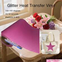 Glitter Heat Transfer Vinyl - Easy To Cut And - Multicolor - View 56