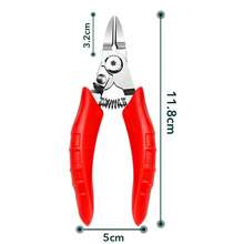 ANDVICTORY 1pc Ingrown Toenail Nipper, Thick Nail Clipper, Sharp Edges, Curved Blade, Pedicure Tool - Multicolor - View 6