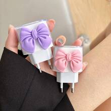 5-Piece Set 20W Charger Protective Cover EU Version, Protect Your 13 Pro Max Cable, Soft Heart Shape Charger Cover Compatible With 11 12 13 14 15 16 17Pro Max Cables, Charger Protector - Multicolor - View 10