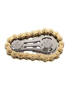 Nuevo juguete antiestrés de giro de dedo con cadena de engranaje de rueda de coche creativa para adolescentes