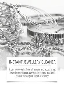 珠宝清洁喷雾，适用于银饰、金项链，可去除珠宝上的污渍和氧化层。它能恢复暗淡褪色的珠宝、传家宝或家居用品的洁净光泽，并保护易损表面。请务必妥善保管您的礼物。