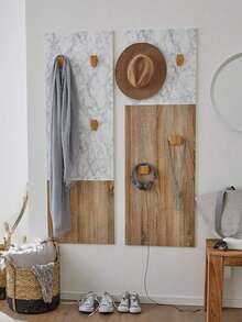 Guangdong Pu Wood Grain PVC Wood Grain Wallpaper Self-Adhesive Waterproof Furniture Renovation Sticker Kitchen Wardrobe Dining Table Suitable For Retro Natural Adhesive Free Film