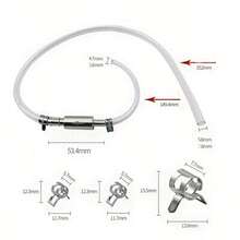 1PS Brake Pressure Relief Hose One-Way Check Valve Tool Kit | Universal For Automotive And Motorcycles | Dedicated For Clutch Pressure Relief | Suitable For Automotive And Motorcycle Clutch One-Way Check Valve Brake Pressure Relief